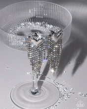 Load image into Gallery viewer, Gimme the Glitz 2026 Sentimental Strands - white post earring C003