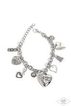 Load image into Gallery viewer, Pure in Heart - silver bracelet D050/D064