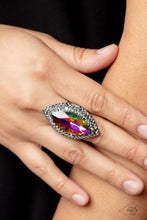 Load image into Gallery viewer, Jaw-Dropping Dazzle - PINK DIAMOND Multi oil spill ring C031