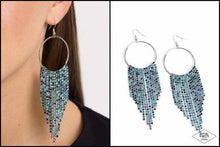 Load image into Gallery viewer, Streamlined Shimmer - Blue Earring PINK DIAMOND Exclusive D008