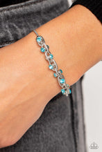 Load image into Gallery viewer, Intertwined illusion - Blue bracelet D059