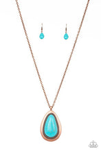 Load image into Gallery viewer, Badlands to the bone - Copper Necklace F017