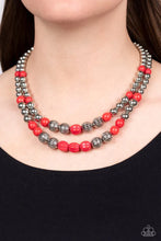 Load image into Gallery viewer, Country Road Trip - Red Necklace A083