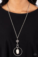 Load image into Gallery viewer, Keep the Peace - white necklace C030