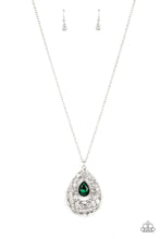 Load image into Gallery viewer, Glitz and Glow - Green necklace D005