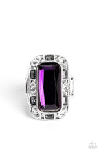 Load image into Gallery viewer, Radiant Rhinestones - Purple ring D021