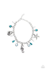 Load image into Gallery viewer, $10 Seahorse Season - Blue Necklace + matching bracelet D049