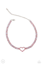 Load image into Gallery viewer, Rows of Romance - Pink necklace Box 2