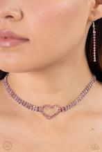 Load image into Gallery viewer, Rows of Romance - Pink necklace Box 2