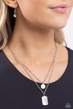 Load image into Gallery viewer, Half of My Heart - White necklace E058