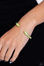 Load image into Gallery viewer, Punky Plot Twist - Green cuff  bracelet LR3