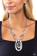 Load image into Gallery viewer, OVAL the Top - Black necklace 2222
