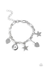 Load image into Gallery viewer, Legacy Letters - White - D bracelet A096