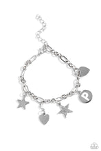 Load image into Gallery viewer, Legacy Letters - White - P bracelet A044