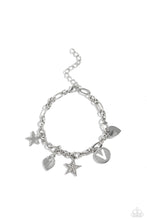 Load image into Gallery viewer, Legacy Letters - White - V bracelet A095