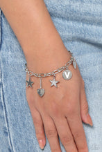 Load image into Gallery viewer, Legacy Letters - White - V bracelet A095