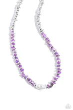 Load image into Gallery viewer, Seasonal Socialite - Purple necklace C016