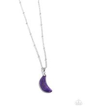 Load image into Gallery viewer, Lunar Lesson - Purple necklace B062/64