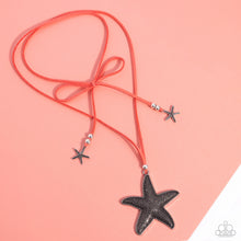 Load image into Gallery viewer, Starfish Sentiment - Orange necklace D080