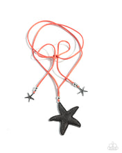 Load image into Gallery viewer, Starfish Sentiment - Orange necklace D080
