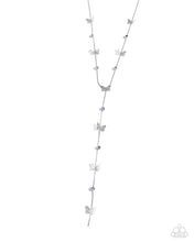 Load image into Gallery viewer, Aerial Attention - Purple necklace A079