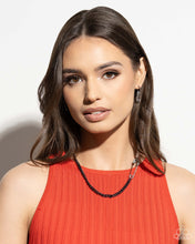 Load image into Gallery viewer, $16 SET: Safety Pin Style - Black plus matching earring UP A062