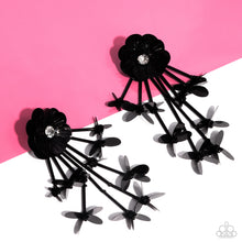 Load image into Gallery viewer, Floral Future - Black post earring April 2024 LOP Box 2