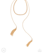 Load image into Gallery viewer, Tassel Theme - Gold necklace A098
