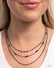 Load image into Gallery viewer, Luxe Layers - Black necklace A066/13/55