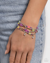 Load image into Gallery viewer, Scattered Sheen - Purple bracelet
