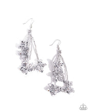 Load image into Gallery viewer, Petaled Precipitation - Silver earring B130