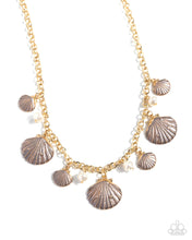 Load image into Gallery viewer, Seashell Sophistication - Brown necklace BOX 9