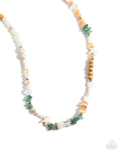 Load image into Gallery viewer, Beachy Beginner - Green necklace A074