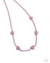 Load image into Gallery viewer, Homecoming Hearts - Pink necklace E016