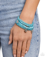 Load image into Gallery viewer, Swirling Shopaholic - Blue bracelet BOX 9