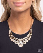 Load image into Gallery viewer, Infinite Idol - Gold necklace LR 3