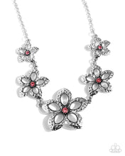 Load image into Gallery viewer, Faithful Florals - Pink necklace LR2