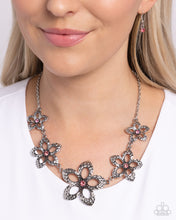 Load image into Gallery viewer, Faithful Florals - Pink necklace LR2