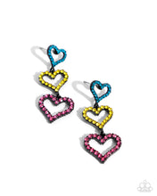 Load image into Gallery viewer, Sweetheart Succession - Pink post earring E019