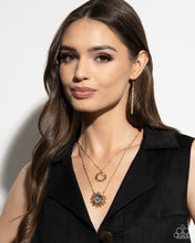 Load image into Gallery viewer, Fairytale Foil - Blue necklace A081