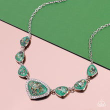 Load image into Gallery viewer, Discreet Dazzle - Green necklace BOX 9