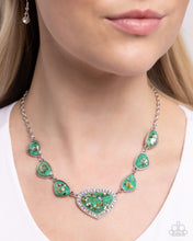 Load image into Gallery viewer, Discreet Dazzle - Green necklace BOX 9