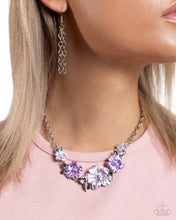 Load image into Gallery viewer, Bouquet Brilliance - Purple necklace C027