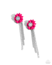 Load image into Gallery viewer, Floral Fuel - Pink earring A071