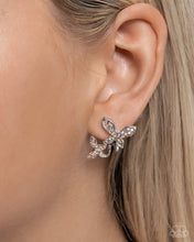 Load image into Gallery viewer, Adorably Aerial - Orange hoop earring B126