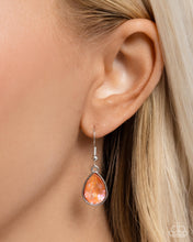 Load image into Gallery viewer, Talented Teardrops - Orange necklace A038