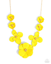 Load image into Gallery viewer, Arranged Aria - Yellow necklace E011