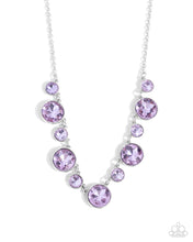 Load image into Gallery viewer, Genteel Gallery - Purple necklace D063