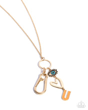 Load image into Gallery viewer, Abstract Allegiance - Gold necklace B107