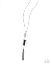 Load image into Gallery viewer, Vertical Vacation - Black Necklace F026